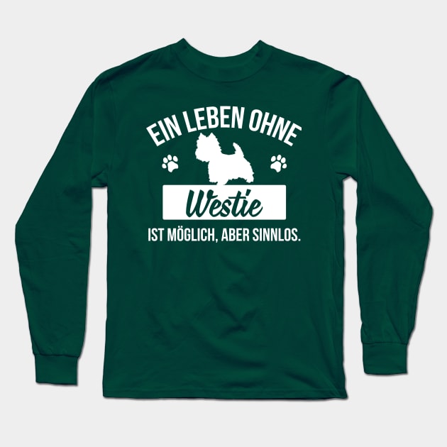 Westie Long Sleeve T-Shirt by nektarinchen